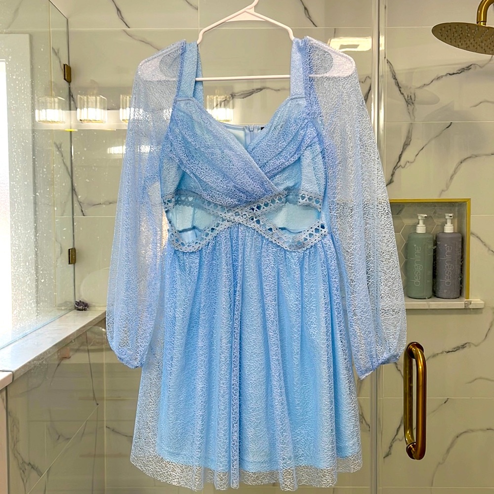 Blue dress